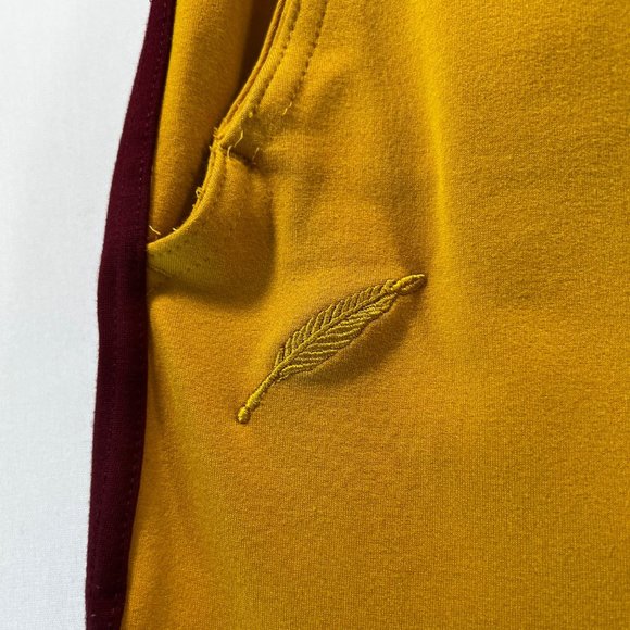 Publish Brand The Wyatt Side Stripe Jogger Pants Gold & Maroon Size Medium - Picture 5 of 14